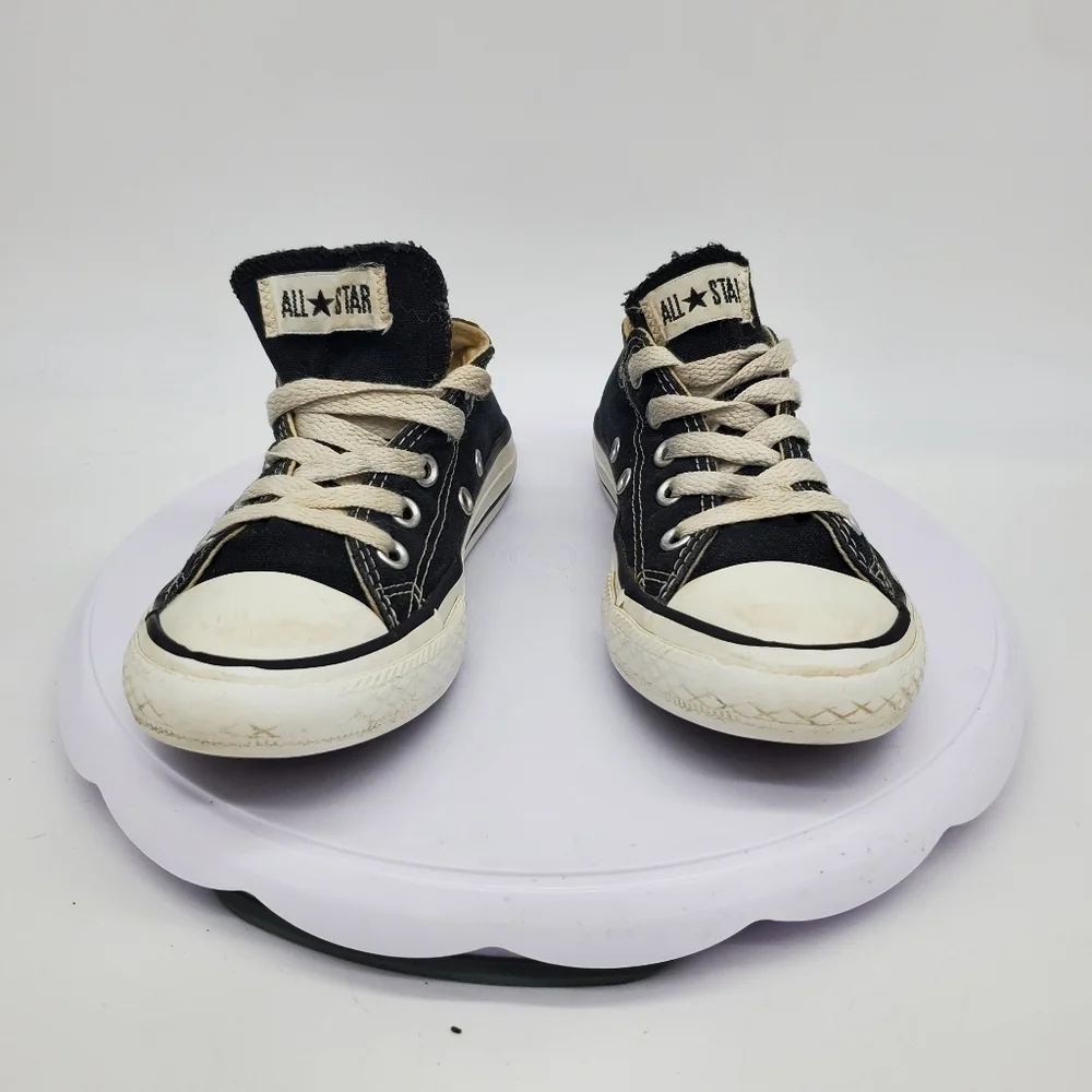 Converse Shoes 13 C Chuck Taylor All Star Lo Black White Canvas